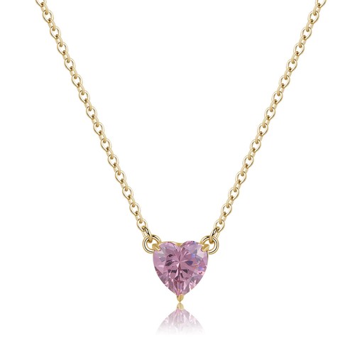 Collana cuore rosa sagapo - cuore,