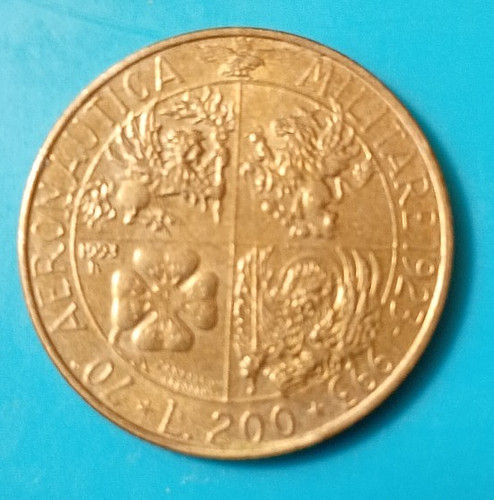 Rara bella moneta lire 200 - moneta,