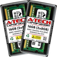 16GB KIT 2x 8GB SODIMM DDR3