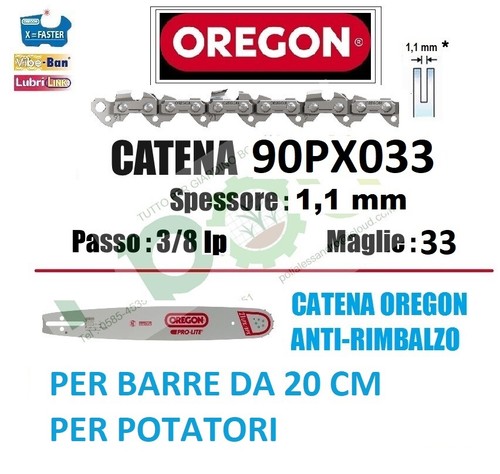 Catena motosega oregon 90px033 - catena,