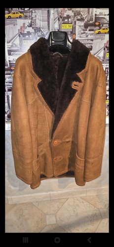 Montone shearling uomo vintage - shearling,