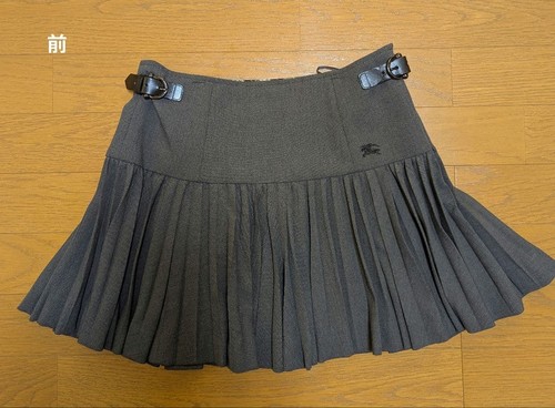 Burberry minigonna plissettata