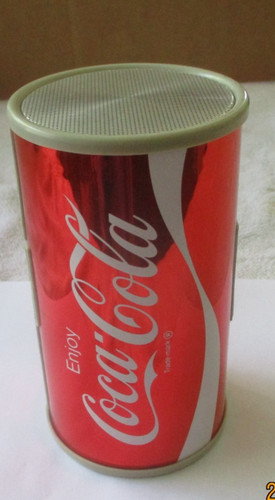 Radio vintage coca cola can - coca-cola,
