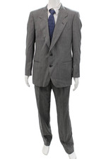 Tuta uomo Pierre Cardin Paris manica lunga foderata due pezzi pantalone grigio taglia 42