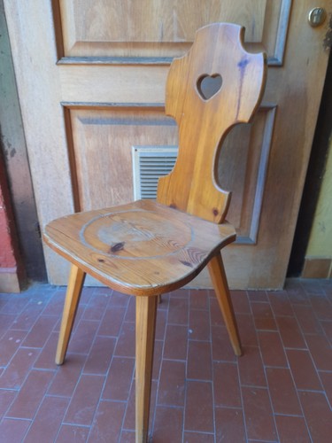 Sedia legno vintage - sedia,