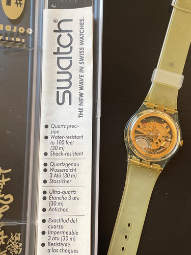 Swatch golden jelly - golden, jelly#1