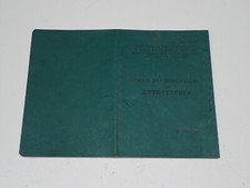 INNOCENTI A 40S LIBRETTO CIRCOLAZIONE SOLO PER USO COLLEZIONE 1973