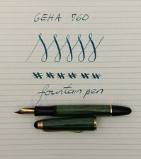 GEHA 760 CELLULOID PISTON