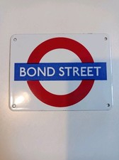 Cartello Metallo BOND STREET 