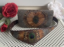 Pochette vintage piuma di