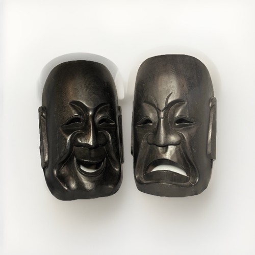 Coppia maschere teatro - coppia,