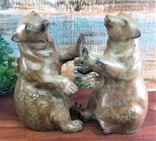 Coppia fermalibri vintage orso