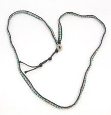 29" Faux Turquoise Silver