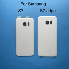 Per SAMSUNG Galaxy S7/S7 Edge cover posteriore batteria vetro posteriore con fotocamera.