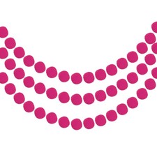 3 pezzi ghirlanda pom palline