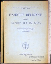 FAMIGLIE RELIGIOSE DELLA