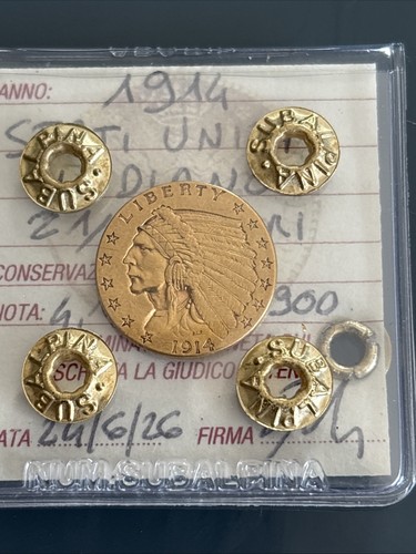 Moneta oro stati uniti - uniti, 1/2