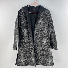 Giacca donna The Metropolitan Museum of Art taglia S nera grigia spaccato polsino lati