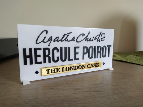 Enseigne hercule poirot agatha - hercule,