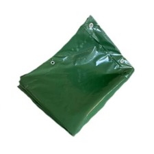 TELO TELONE POLIETILENE VERDE-NERO OCCHIELLATO CON RINFORZO PVC IMPERMEABILE 