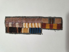 2^ GUERRA MONDIALE. MEDAGLIERE PER GIACCA DA CAMPO DA UFFICIALE. 