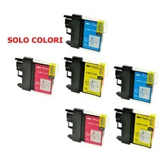 6 CARTUCCE COLORI COMPATIBILI