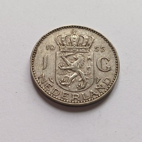 Silver olanda gulden 1955 - silver,