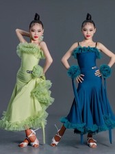 Modern Dance Dress National Standard Dance Clothes Ballroom Competition Dress