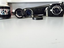 NIKONOS II CALYPSO NIKKOR CON FLASH CON COSTUDIA E CON DUE OBBIETTIVI 