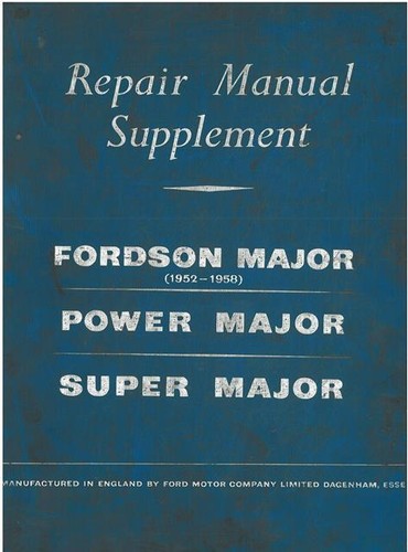 Manuale riparazione trattore - manuale,