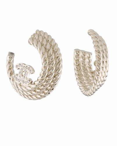 Chanel 2024 strass hoop - chanel, cc
