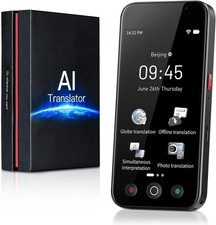 Traduttore Vocale AI, 144 Lingue Online / 19 Offline, Traduzione Istantanea 0,2s