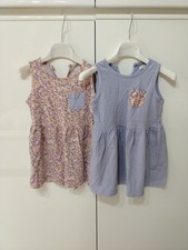 Set Lotto 2 Vestiti Abito Bambina Piazza Italia. 24/30 Mesi