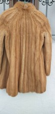 Pelliccia visone miele vintage