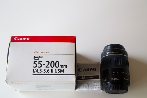 Objectif canon 200 mm - 55-200,