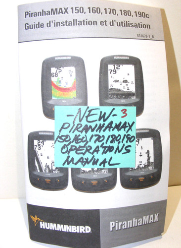 New humminbird piranhamax - new, 150