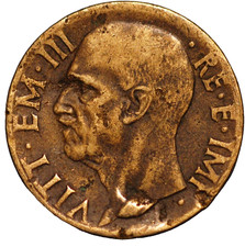 Italy 10 Centesimi 1940R Yr