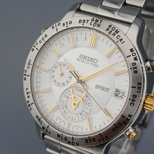 Orologio seiko 6m15 7010 world - orologio,