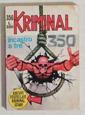 KRIMINAL n.350 con adesivi Ed. Corno 1972  !!!