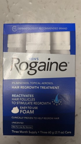 Rogaine mens regrowth foam - rogaine,