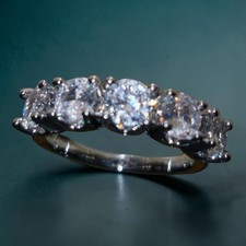 Anello Semiveretta In Argento