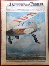 La Domenica del Corriere 25 Settembre 1927 Ugo Foscolo D'Annunzio Jorio Bertaud