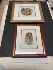 COPPIA  DI QUADRI RICAMATI A