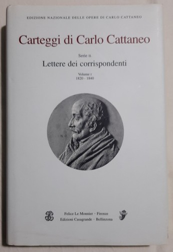 Carteggi carlo cattaneo - di,