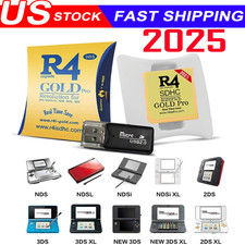 Versione 2025 R4 Gold Pro SDHC R4i per cartuccia DS/3DS/2DS Revolution + USB
