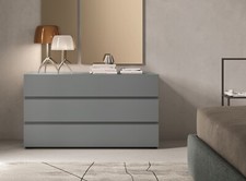 COMO' CASSETTIERA LACCATO OPACO AF-ETA comò CAMERA DA LETTO MODERNA