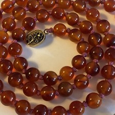 Collana Corniola 8mm 25,5”