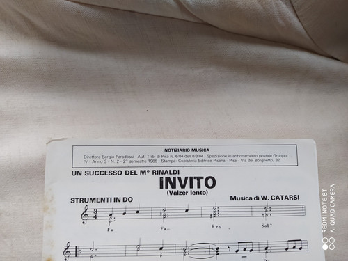 Catarsi invito - w.,