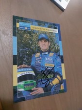 Cartolina Autografata Giancarlo Fisichella Pilota Formula 1