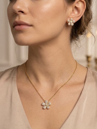 Set catena orecchino donna - set,
